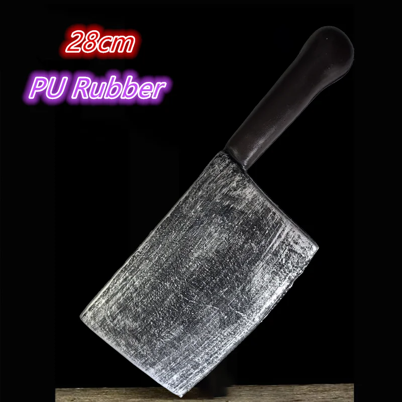 Halloween Cosplay Prop Schwert Küchenmesser Waffen Film Scare Party Event Auftritte Sicherheit Gummi Spielzeug Messer Image
