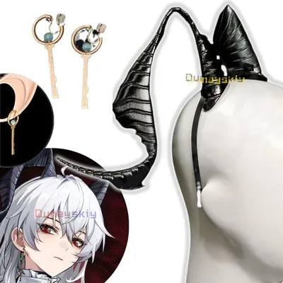Spiel Wuthering Waves Zani Horn Kopfbedeckung Cosplay Requisiten Ohr Haar Hoop Party Leistung Image