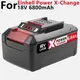 X-Change 6800mAh Sostituzione per batteria Einhell Power X-Change compatibile con tutte le batterie degli strumenti Einhell da 18 V con display a LED