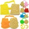 Sailors Moon Stampo per biscotti Set di taglierine per pasticceria Simpatico cartone animato Anime Strumenti da forno Accessori da cucina Riutilizzabili Biscotti da forno