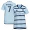 Women's adidas Johnny Russell Light Blue Sporting Kansas City 2023 Hoops 4.0 Replica Player Jersey
