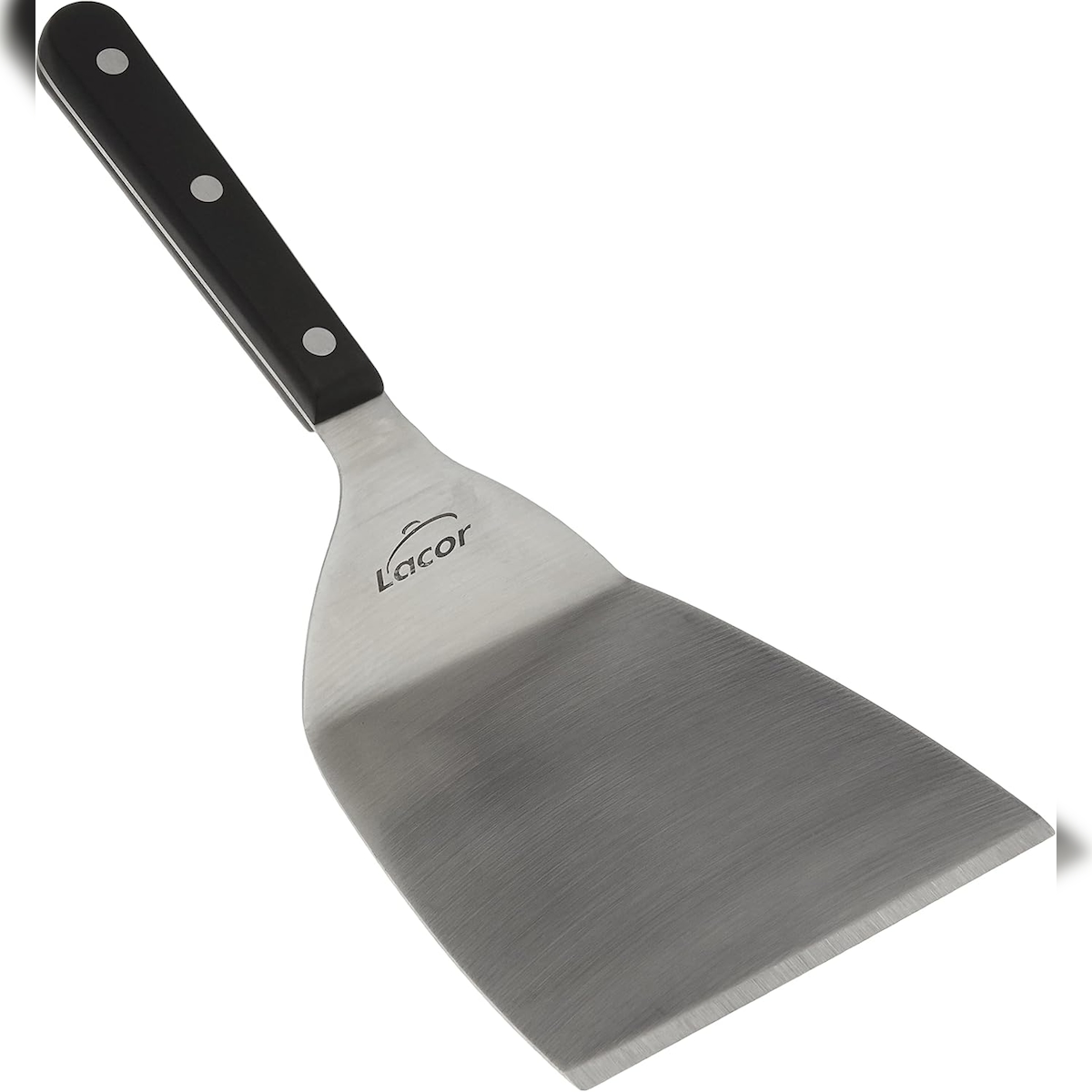 LACOR gebogener Pfannenwender aus Edelstahl, 12 x 27 cm Image