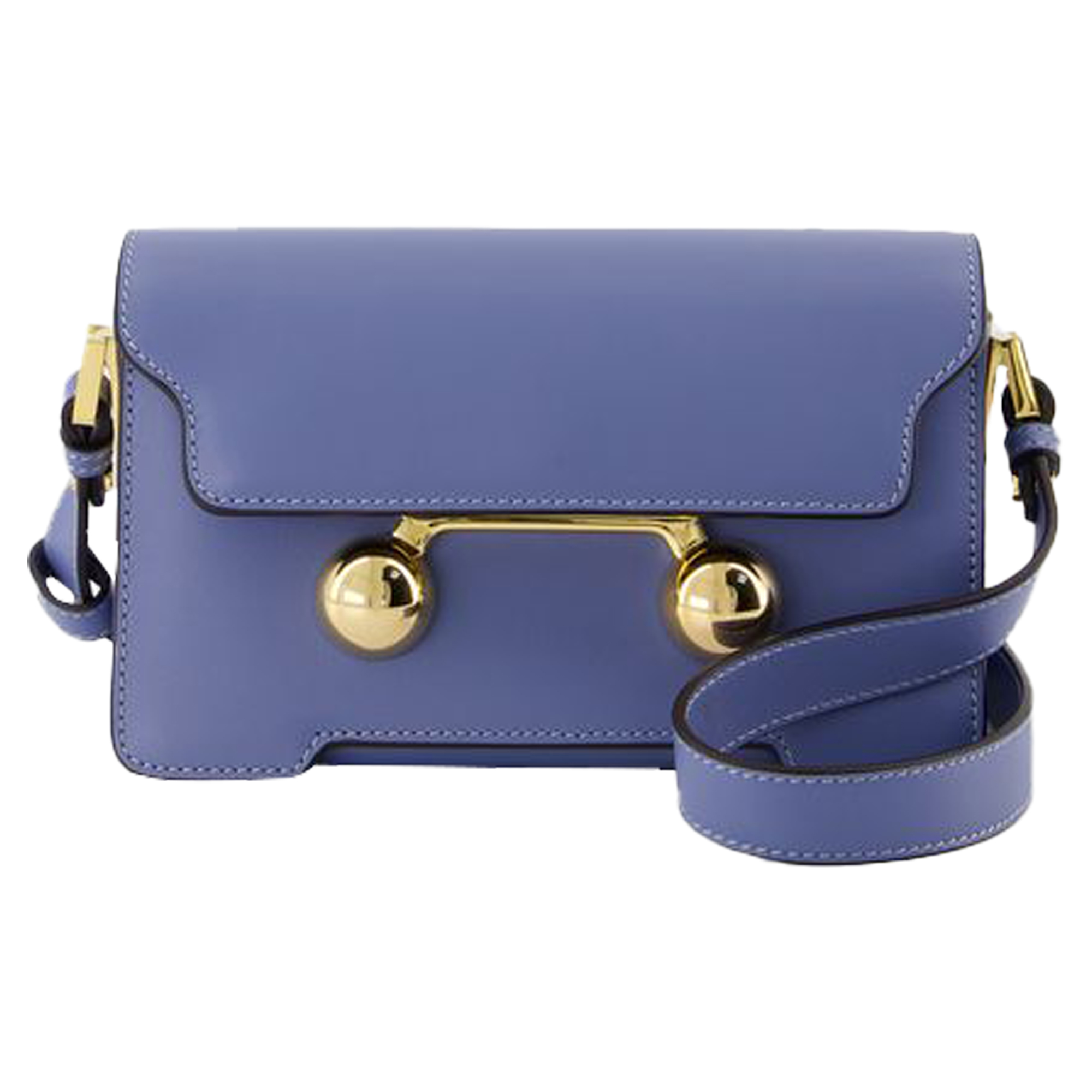 Mini Schultertasche - Marni - Leder - Blau Image