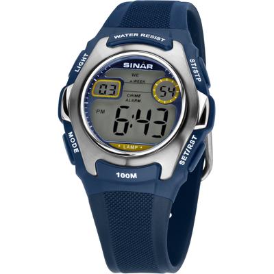 Chronograph SINAR, blau, Armbanduhren, Damen, Armbanduhr,Quarzuhr,digital,Herren,Damen,bis 10bar wasserd.Jugendliche Image