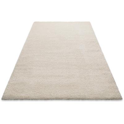Hochflor-Teppich WECON HOME "STUDIO zero", beige, B:120cm H:35mm L:170cm, Polypropylen (PP), Teppiche, weicher und kuscheliger Flor, Wohnzimmer, Schlafzimmer, im Berber-Stil Image