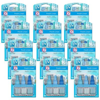 TEMU Liv Sences 3 Scents Air Freshener Plug In Refill 12 Pack - Compatible With 3volution 20ml