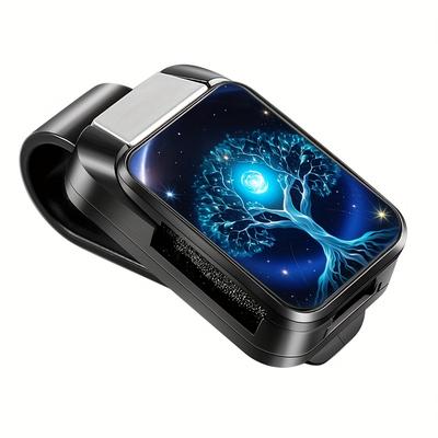 TEMU Tree Of Life Glasses Clip - Durable Abs Material, Fits All Car Models, Glasses, Reading Glasses & Sun Visors, Multi-functional Storage Accessory