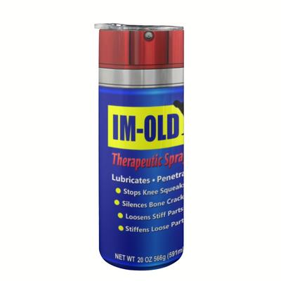 TEMU Im-old Therapeutic Spray Cup: 20oz Insulated Stainless Steel Travel Coffee Mug With Lid, Double Wall Vacuum, Drinks Hot Or Cold, Ideal For Outdoor Activities Image