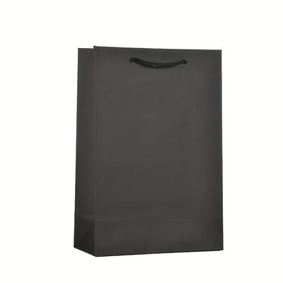 TEMU 1pc Customizable Black Gift Bag With Personalized Text - Weddings, Parties & Special Occasions - Ideal For Groomsmen, Bridesmaids & , Wedding Gifts Image