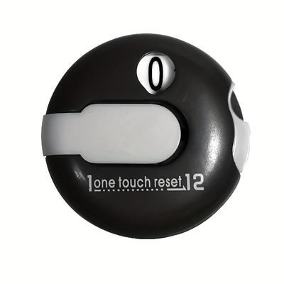 TEMU 1pc Huaen Mini Golf Score Counter, Reset, Abs Material, Uncharged, Attachment, Portable Stroke For Golfers, Stroke Tracking | Functional Design | Lightweight Counter, Golf Accessories, Huaen Image