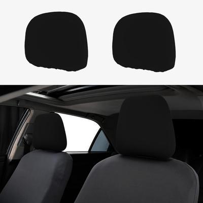TEMU And Simple 2pcs Of Pure Mature And , Black Simple Cover Design, Durable Soft Polyester Fabric Image