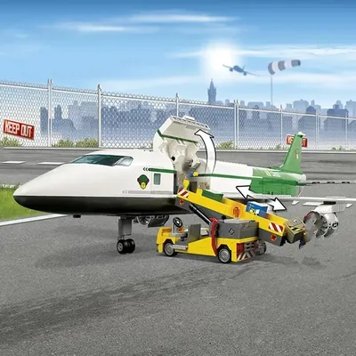 Kompatible Marken Ziegel Sets Stadt Serie Bausteine Fracht Terminal Flugzeug Passagier Flugzeug MOC Image