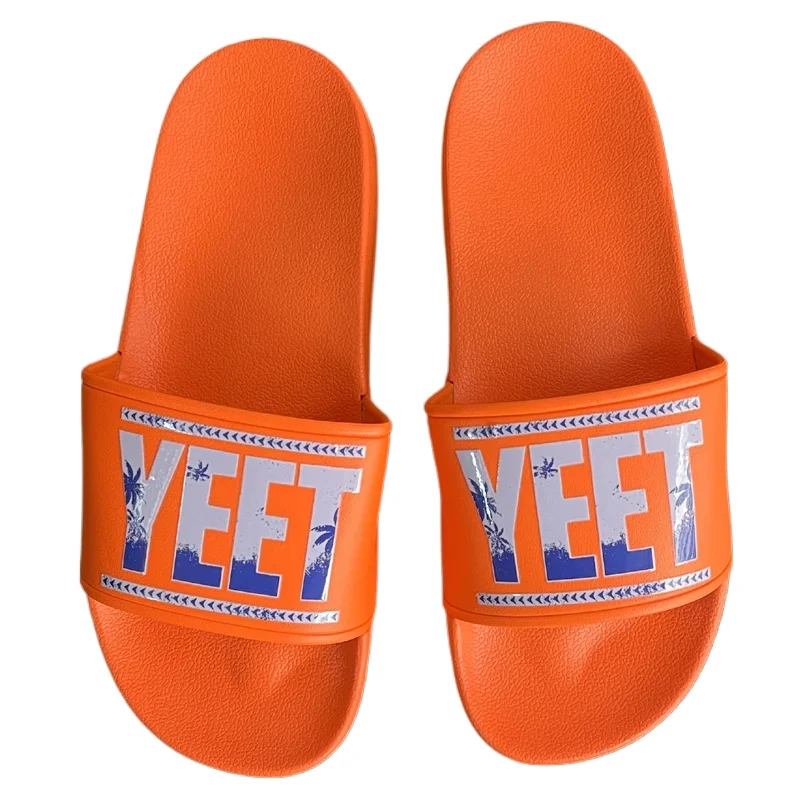 Jey Uso Yeet Orange Slide Sandalen Unisex ISlide Royal Bloodline WWE Schuhe Motorrad Reiten Hausschuhe Souvenirs Geschenk
