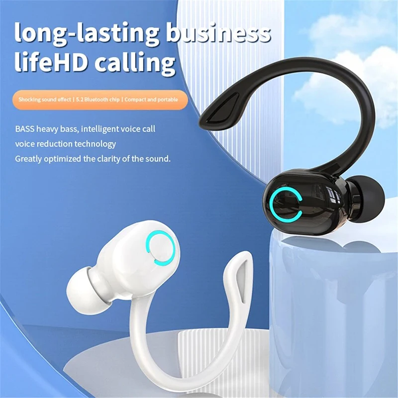 Neue S10 Drahtlose Bluetooth Kopfhörer Mit HD Mic Stereo Business Freisprecheinrichtung HD Anruf Bluetooth Headset Für iPhone Xiaomi Samsung Image