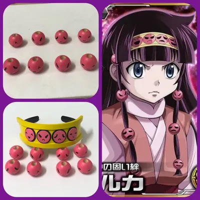 Alluka Zoldyck Anime Cosplay PropsHead Gear Hairwear Haarband Kürbisse Für Frauen Mädchen Halloween Image