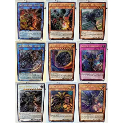 Yu Gi Oh! Duel Monsters DIY Rough Flash 7th Bullet 38 UTR Englischer Sky Striker Ace Anime Spiel Image