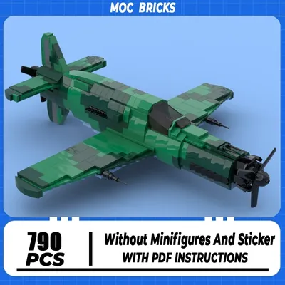 Moc Bausteine Militär Dornier Do-335 Kampfjet Modell Technologie Flugzeug blockiert Construction DIY Set Montage Geschenke Image