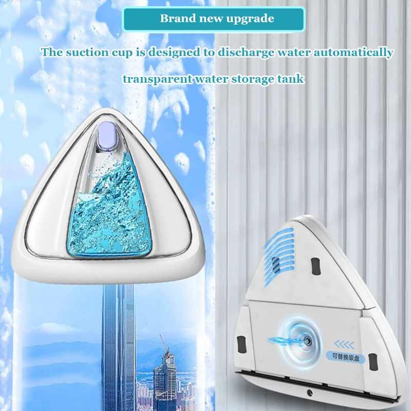 Wasserfüllender magnetischer Fensterreiniger, doppelseitig, für 3–35 mm Windows Professional (Fensterreiniger) Image