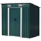 Garden Metal Storage Shed, 6 X 4 Ft, All Weather Outdoor with Bottom Vents, Lockable Sliding Door,