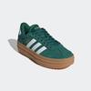 Sneaker ADIDAS SPORTSWEAR, Gr. 42,5, collegiate grün, cloud weiß, gold metallic, Leder, Synthetik, sportlich, Schuhe, Design auf den Spuren des adidas Gazelle Bold