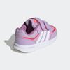 Klettschuh ADIDAS SPORTSWEAR "TENSAUR SWITCH KIDS", Gr. 27, powder plum, cloud weiß, lucid rot, Synthetik, Textil, sportlich, Schuhe, für Kinder