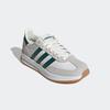 Sneaker ADIDAS SPORTSWEAR "RUN 70S 2.0", Gr. 42, grün (core weiß, collegiate grün, sanftes weiß), Textil, Leder, sportlich, Schuhe, inspiriert vom Design des adidas SL72