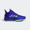 Basketballschuh ADIDAS SPORTSWEAR "OWNTHEGAME 3.0", Gr. 48, lucid blau, silber metallic, lime burst, Synthetik, Textil, sportlich, Schuhe