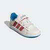 Klettschuh ADIDAS SPORTSWEAR "ADIDAS MARVEL SPIDER-MAN GRAND COURT E FÜR KINDER", Gr. 36, cloud weiß, pure ruby, bright blau, Synthetik, sportlich, Schuhe