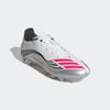 Fußballschuh ADIDAS PERFORMANCE "F50 MESSI CLUB FÜR HART- UND ASCHENPLÄTZE", Gr. 42,5, cloud weiß, lucid rot, silber metallic, Synthetik, sportlich, Schuhe