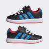 Klettschuh ADIDAS SPORTSWEAR "ADIDAS MARVEL SPIDER-MAN GRAND COURT E FÜR KINDER", Gr. 33, core schwarz, bright blau, pure ruby, Synthetik, sportlich, Schuhe