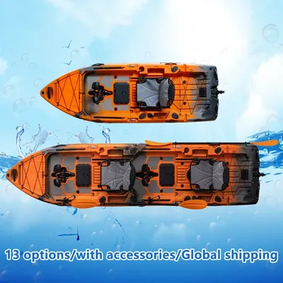 Modular Kayak Electric/Pedal-Driven Inflatable Kayak Portable Lightweight Fishing Kayak Canoe with Durable Accessories