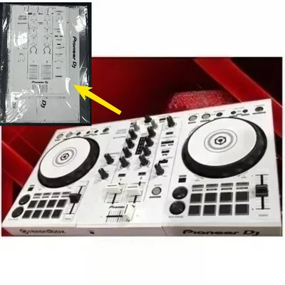 Pioneer DDJ400 DDJ-400Controller-Disc-Player-Film, vollständig umschlossene Schutzaufkleber-Skins. Nicht DJ-Controller!! Image