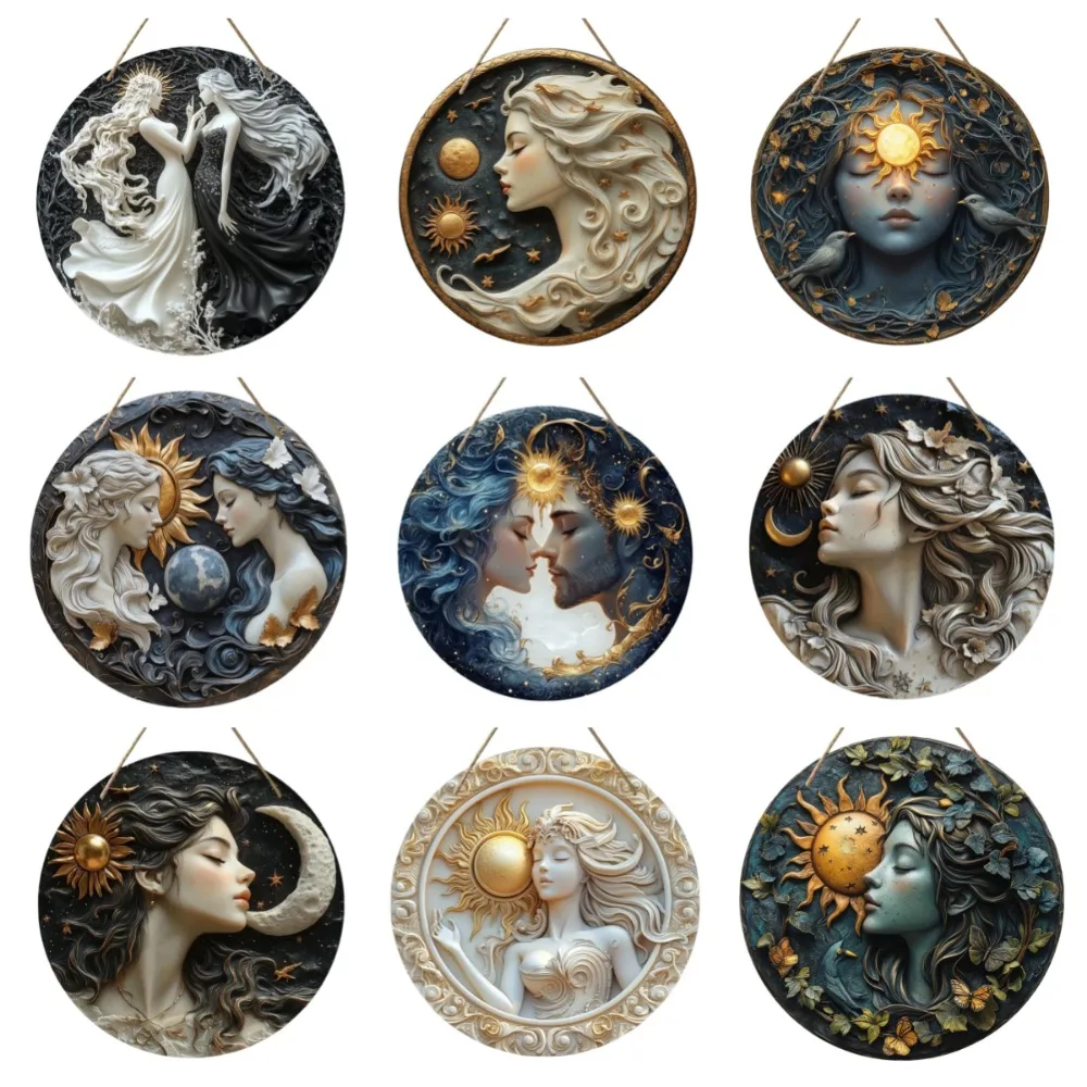 Nostalgisches rundes Holzschild für Kino und Popcorn, geeignet für Zuhause, Wohnzimmer, Büro, Bar, Café, Kino, Garage, Dekoration, Geschenk Image