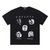 2025, Sommer-T-Shirt ENFANTS RICHES DEPRIMES E.R.D. T-shirts Runde ONeck Baumwolle Ankunft Neue Schwarz Weiß T-STÜCK Männer Frauen Kurzarm