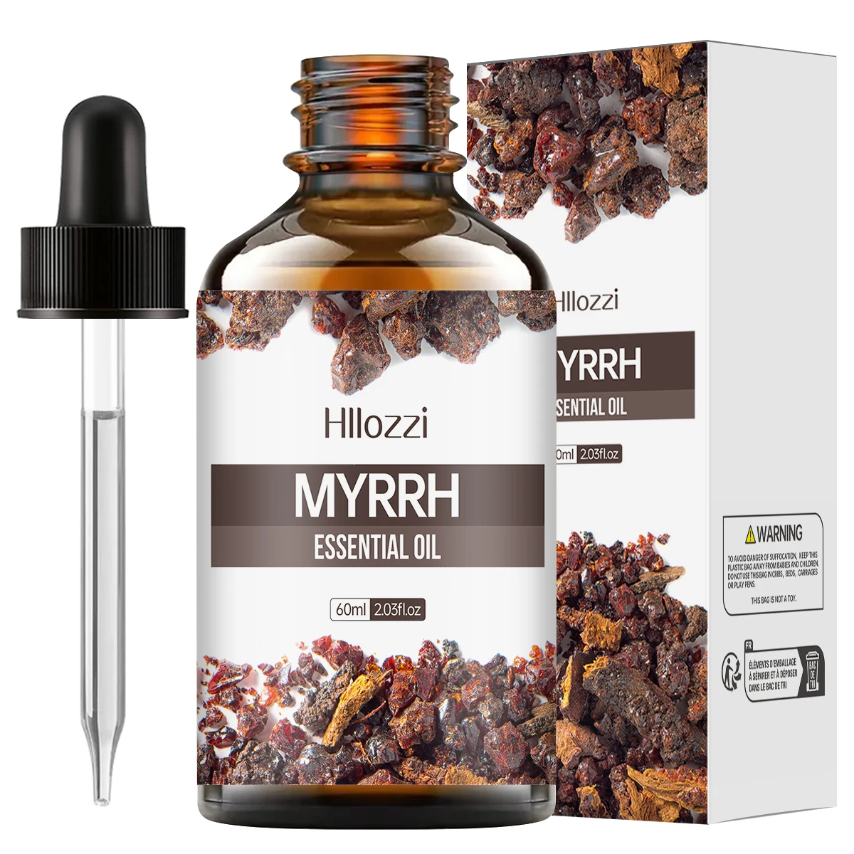 30 ml/60 ml/100 ml Myrrhe Hautpflege Ätherisches Öl Pflanzenextrakt Ätherisches Öl für die Körperpflege Image