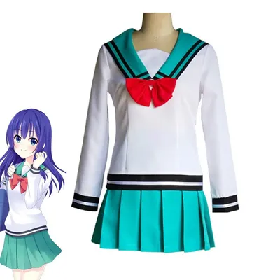 Tee Disastrous Life of Saiki K Technik rl S Autor Uniform Teruhashi Kokomi Saiki Kusuo no Saiyajin Yumehara Chiyo Kospy Kos Tsume Dless Image