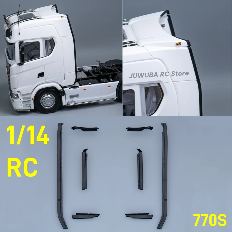 770S RC Spielzeug Lkw 1/14 Cab Schutz Streifen Für Tamiya 1/14 RC Spielzeug Traktor Lkw Teile Für SCANIA 770S 4x2 6x4 8x4 Zubehör