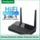 NUOVO trasmettitore ricevitore Bluetooth 5.4 2 in 1 aptX-Adaptive/HD/LL multipunto HiFi stereo adattatore audio wireless 3,5 mm AUX RCA per TV PC cuffie casa