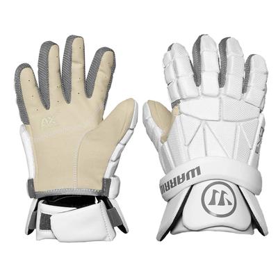 Warrior Evo Lite Men's Lacrosse Gloves - Re-Packaged White