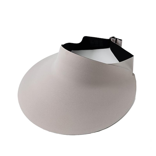 Tennis Sport Visier Parasole Herren Einfarbig Klassisch Mode Verstellbar UV-Sonnenschutz Elastisch für Tennis Baseball Pickleball Sommer Dunkelgrau Schwarz Khaki Image