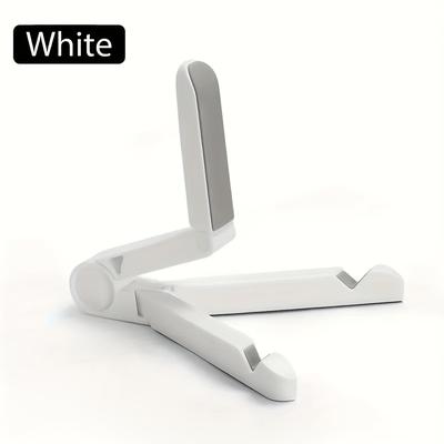 TEMU 1 Adjustable Folding Tablet Stand, Suitable For Ipad, Iphone, And Other Devices - Pe Material, Anti-slip , Universal Portable Desktop Stand, Compatible With And Devices, Foldable Image