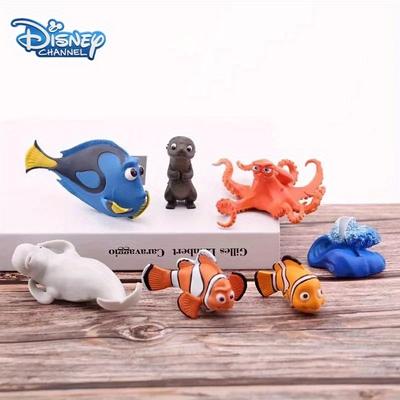 TEMU 7pcs Set Clownfish Pvc Action Figure Toy Model Doll Collection Decoration Couple Christmas Gift