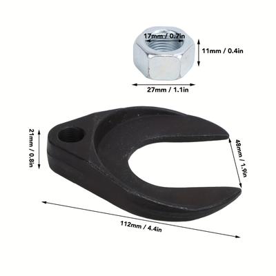 TEMU 48mm Cv Axle Joint Puller Tool, Carbon Steel, Front Wheel Drive Bearing And Joint Removal, Compatible With Slide Hammer For Most Vehicles, Image