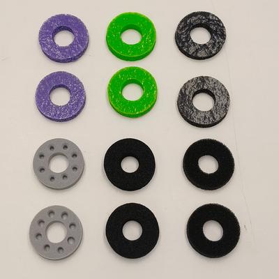TEMU 12pcs Colorful Silicone Thumbstick Grips For Aim & Precision - Compatible With Ps4, Ps5, One, Switch Pro & Controllers - Reusable Gaming Accessories In Black, Blue, Green, Purple & White