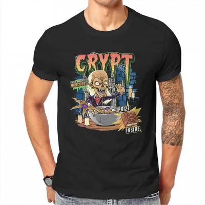 TEMU Billy 1982 Horror Film Tshirt Funny Cookie Crypt Cereal Shirt Summer Leisure Trendy Men Clothes Camisetasanime Image