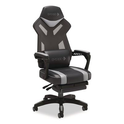Emerge Vomax Bonded Leather Gaming Chair, Supports Up to 275 lb, 18.5