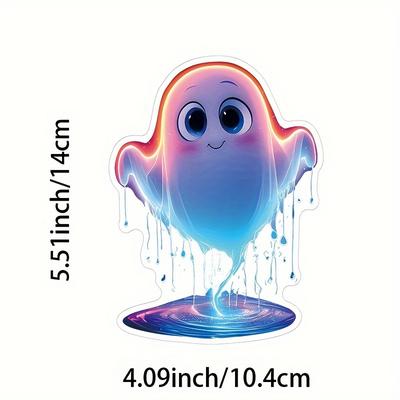 TEMU 1pc -the-dark Little Vinyl Sticker - Waterproof, Cars, Trucks, Laptops & Glass Doors Image