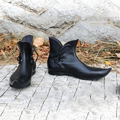Retro Vintage Mittelalterlich Renaissance Schuhe Herren Keltisch Seeräuber Halloween Karneval Maskerade Maskerade Party Abend Erwachsene Schuhe Image