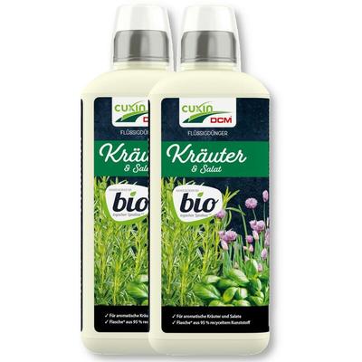 Cuxin - Flüssigdünger Kräuterdünger Salatdünger 2x800 ml Gartendünger Beetdünger Image