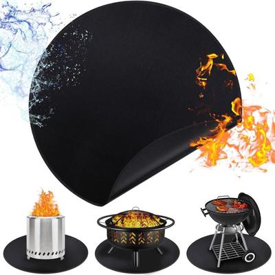 Große wiederverwendbare Feuerstellenmatte für die Terrasse, feuerfeste Matte, Glutmatte, Image
